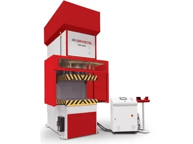 C-frame hydraulic press (HPC) with open front for forming and assembly