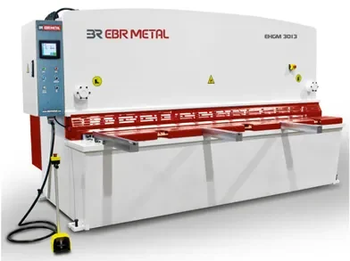 Hydraulic CNC Guillotine Shear for precision sheet metal cutting | EBR METAL