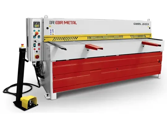 GMRL compact direct gear guillotine shear for sheet metal cutting