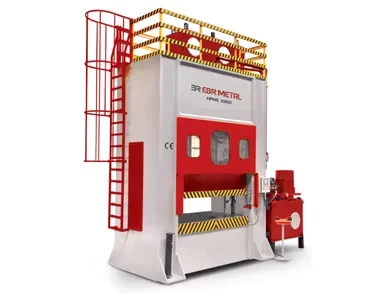 HPHS-1000 hydraulic forging press for hot metal forming applications