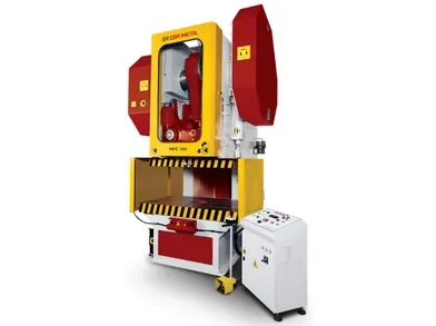 MPC-100 mechanical eccentric press used in hot forging operations