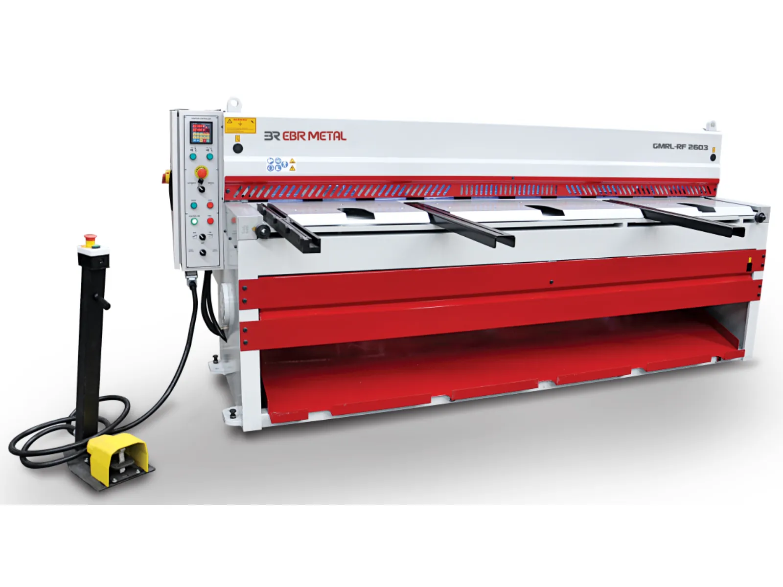GMRL-RF 2603 direct gear motorized guillotine shear for 3 mm thin sheet cutting