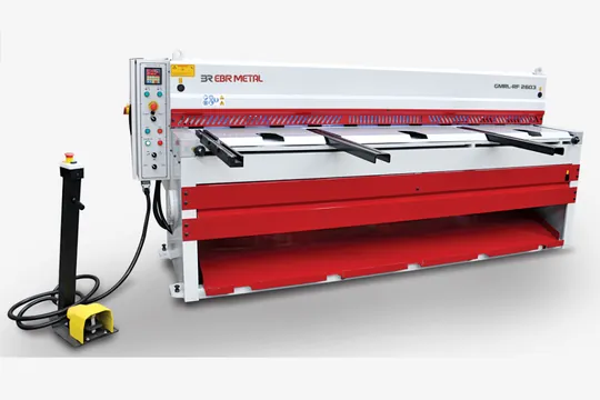 GMRL-RF 2603 direct gear motorized guillotine shear for 3 mm thin sheet cutting