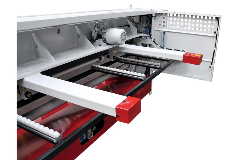 750 mm NC backgauge system of GMRL-RF mechanical guillotine shear
