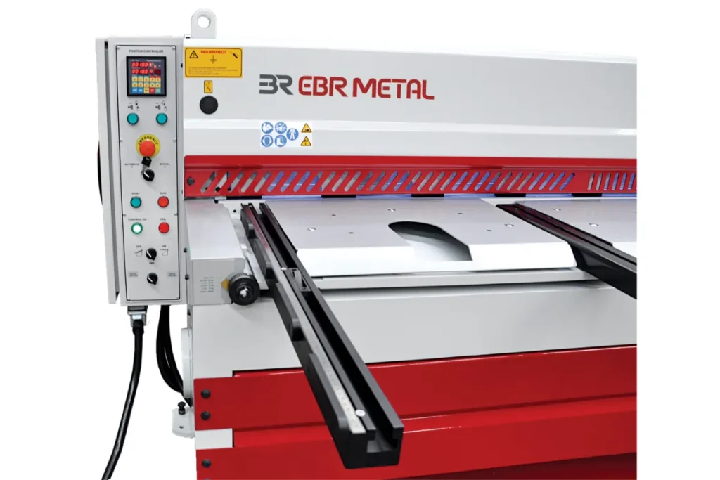 GMRL-RF mechanical guillotine shear with squaring arm