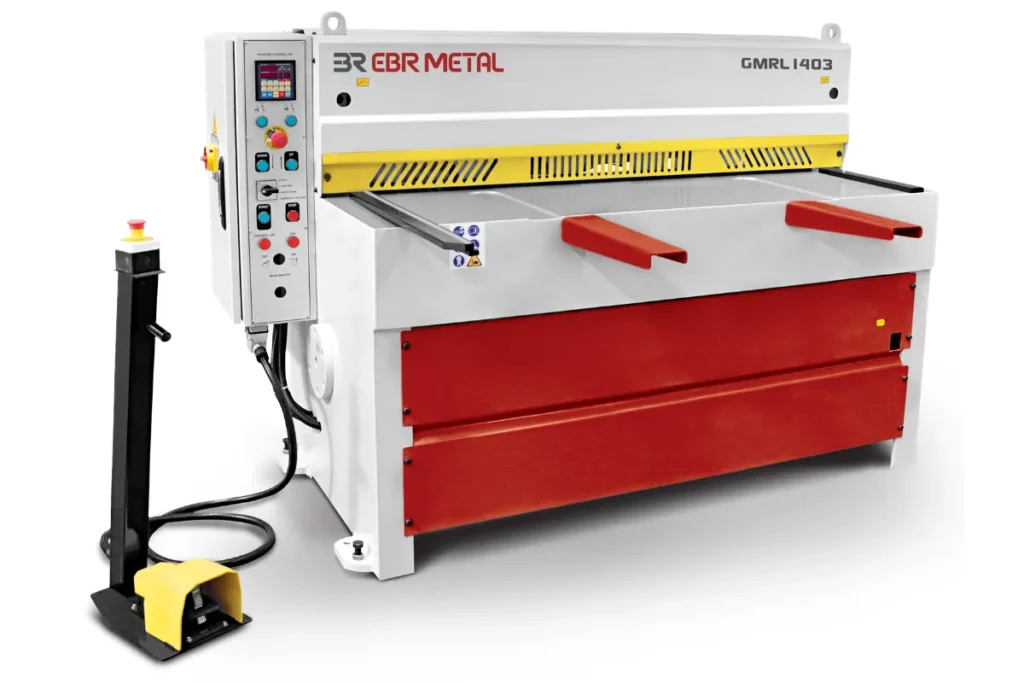 GMRL 1403 compact mechanical guillotine shear for sheet metal cutting