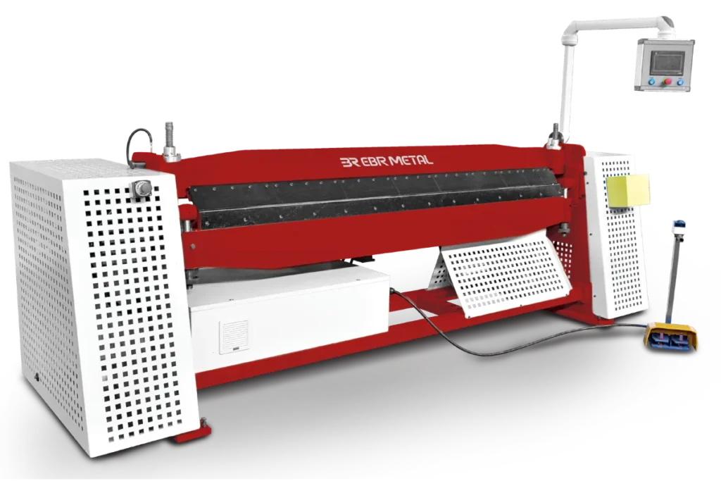 EBR METAL CMM 2520 with optional NC-controlled backgauge configuration