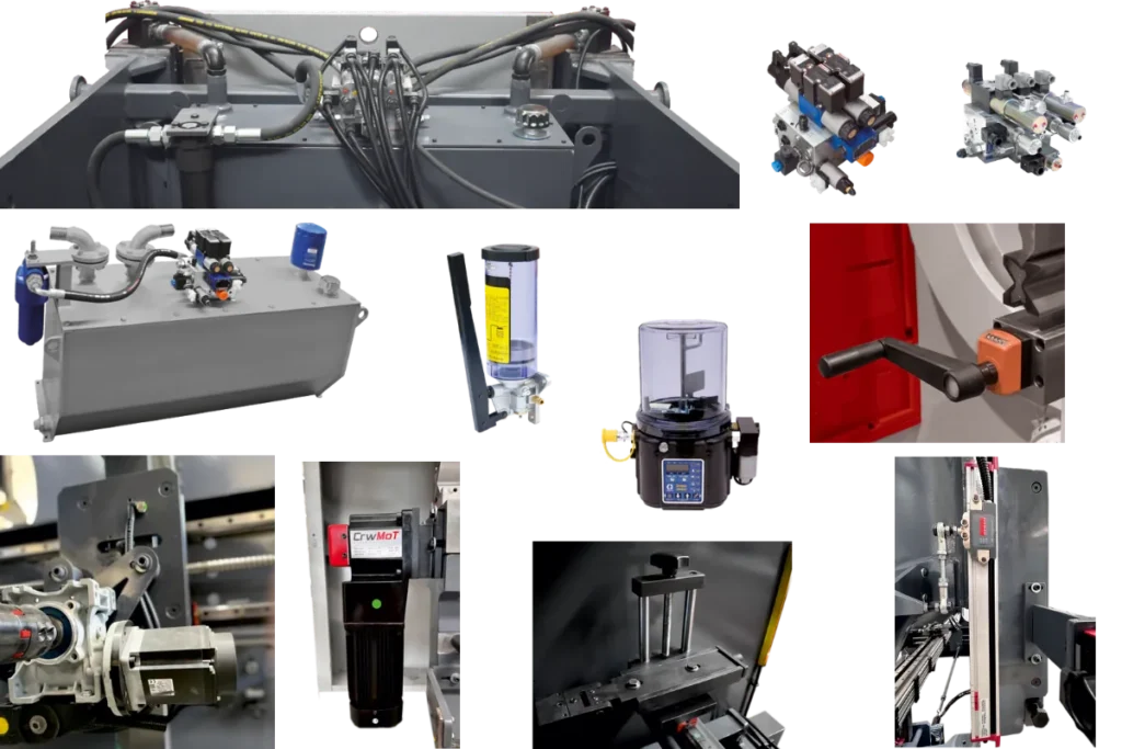 Hydraulic system and crowning options for the EPBM-ECO press brake