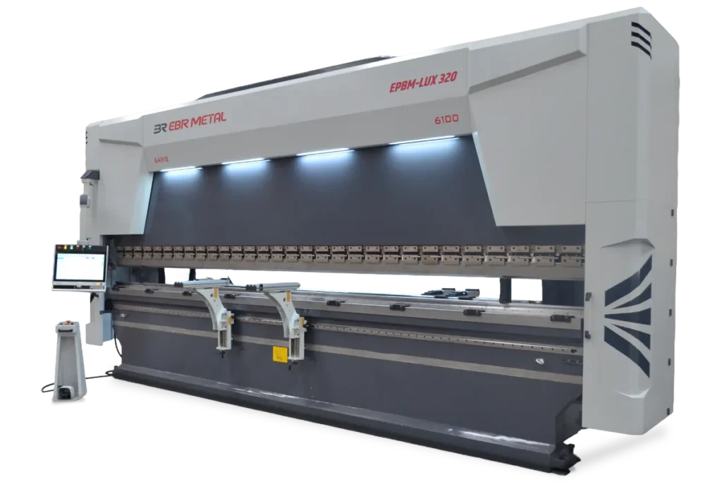 EPBM-LUX 320-6100 hydraulic press brake with illuminated working area