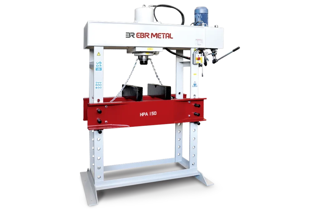 HPA 150 hydraulic workshop press by EBR METAL.