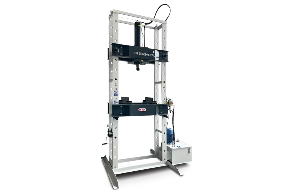HPA hydraulic workshop press built to special dimensions.