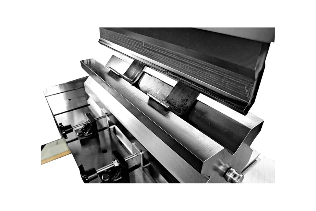 Optional press brake dies for the HPG garage-type press brake.