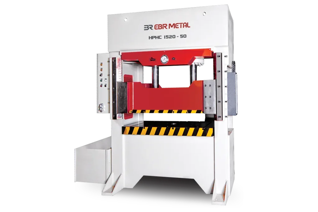 HPHC H-frame hydraulic press with 1,520 mm working width.