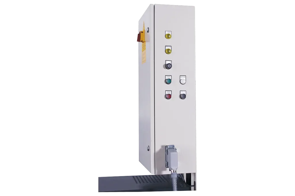 Electrical control cabinet of an HPHC hydraulic press.