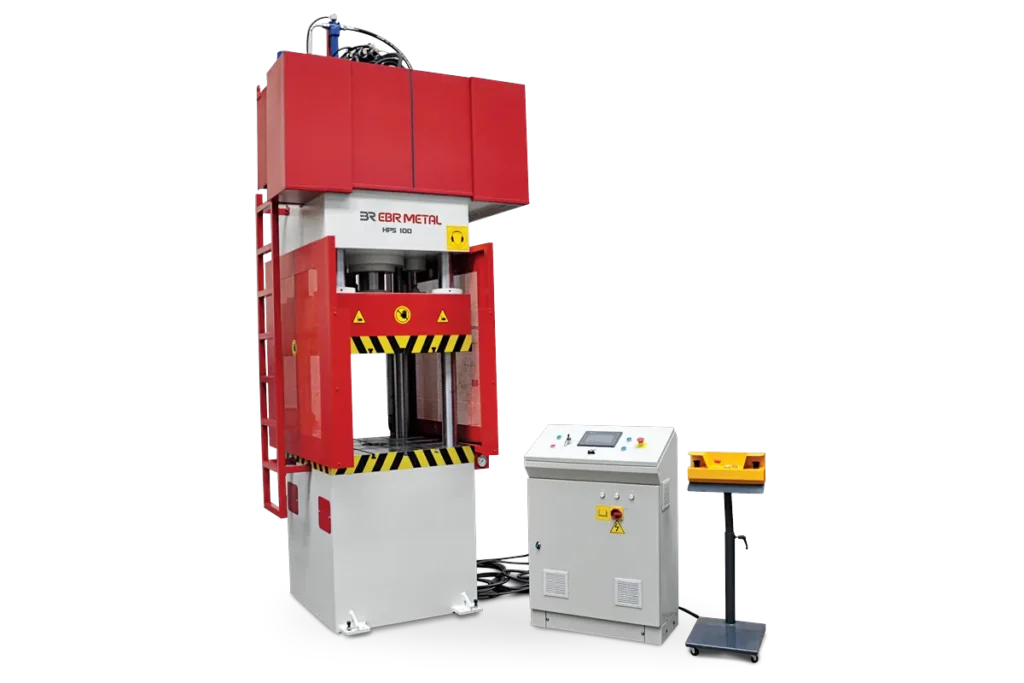 HPS 100 4-column hydraulic press by EBR METAL.