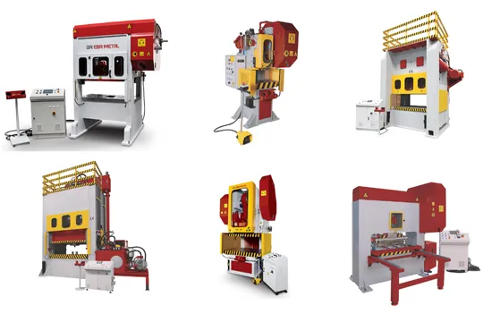 EBR METAL C-frame and H-frame mechanical eccentric presses