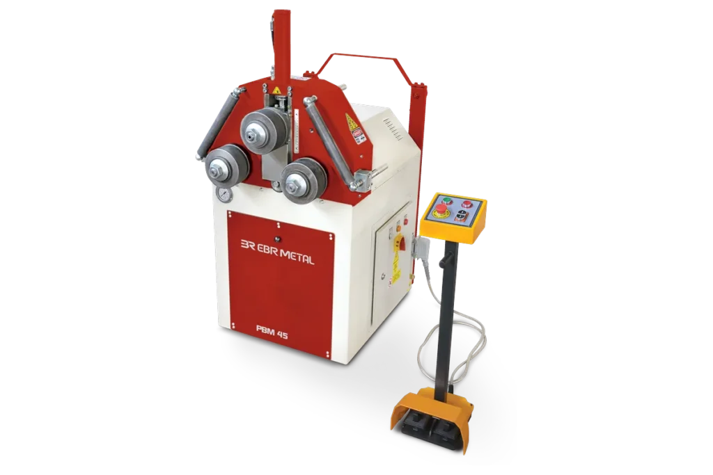 PBM 45 motorized profile bending machine by EBR METAL.