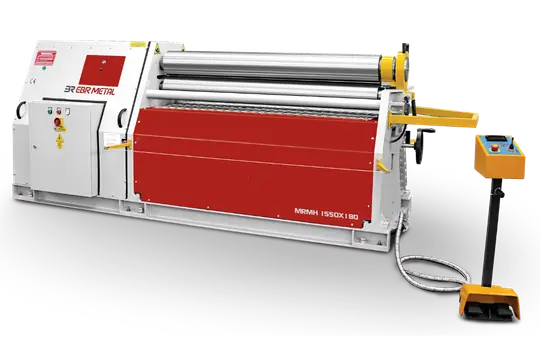 MRMH 1550 × 180 hydraulic 3-roll plate bending machine