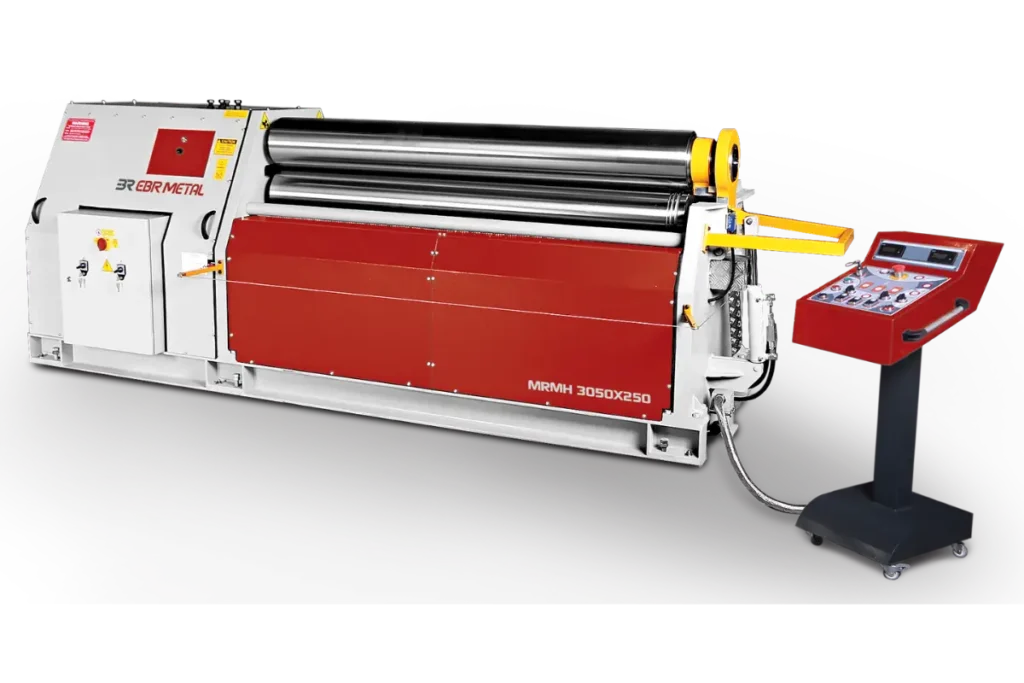 MRMH 3050 × 250 hydraulic 3-roll plate bending machine