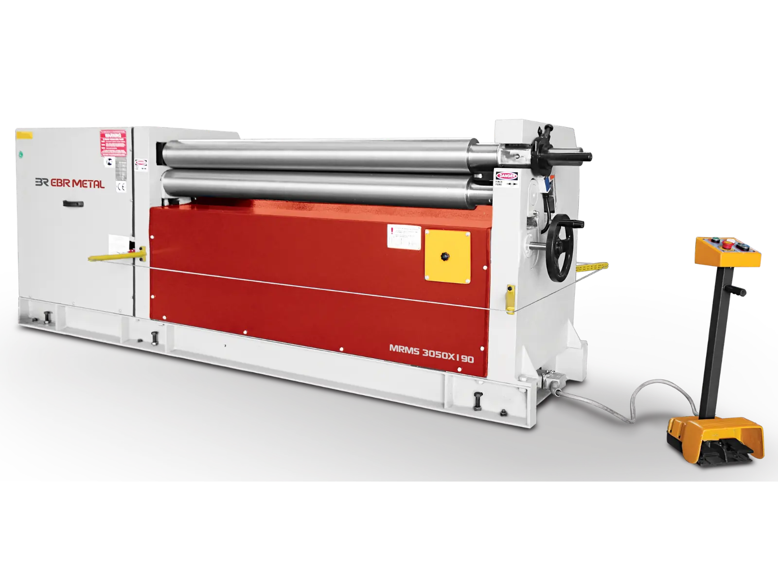 MRMS 3050 × 190 mechanical 3-roll plate bending machine.