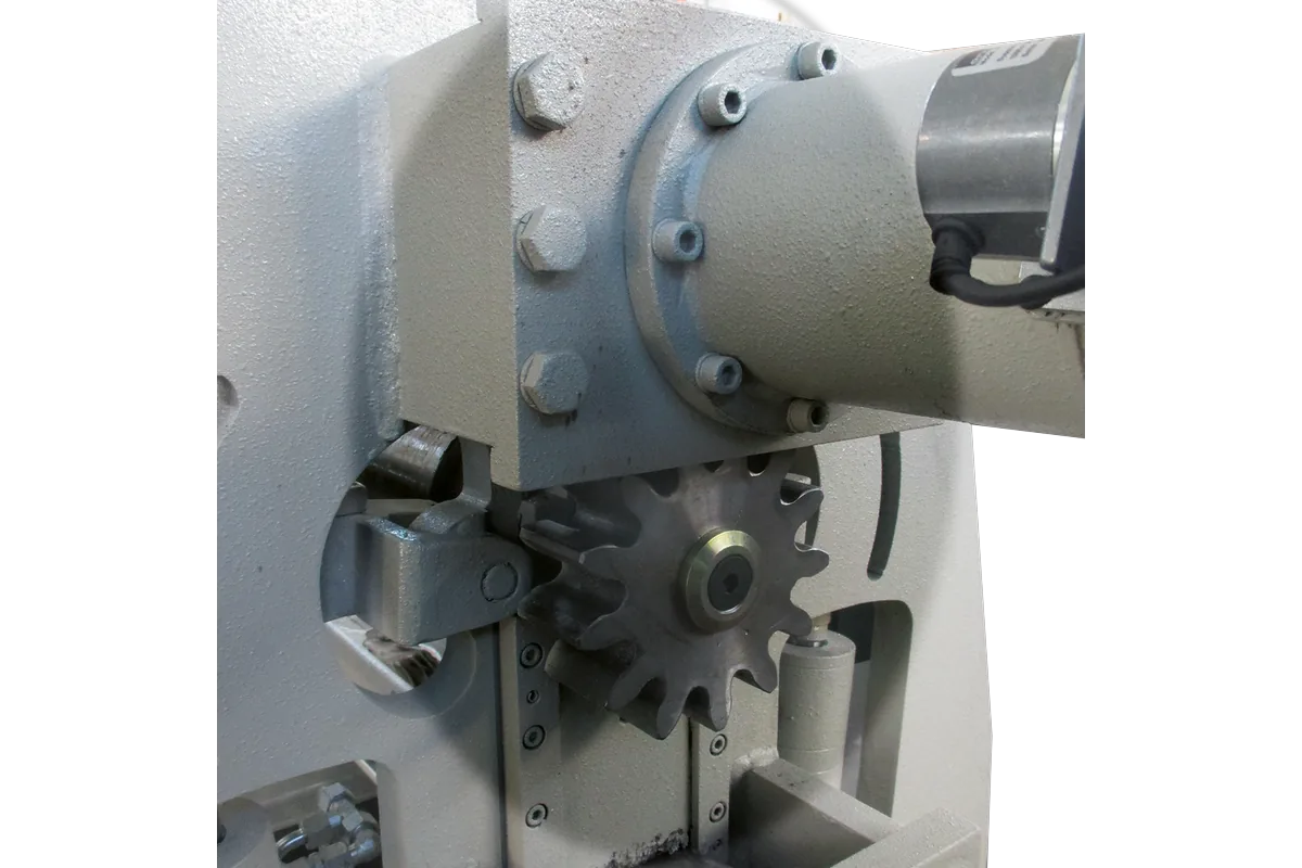 Orbital roll movement mechanism of a 4V HM plate bending machine.