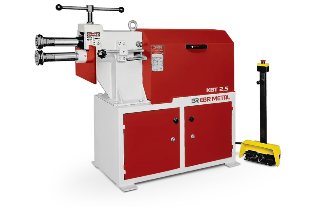 KBT 2.5 motorized bordering machine with foot pedal.