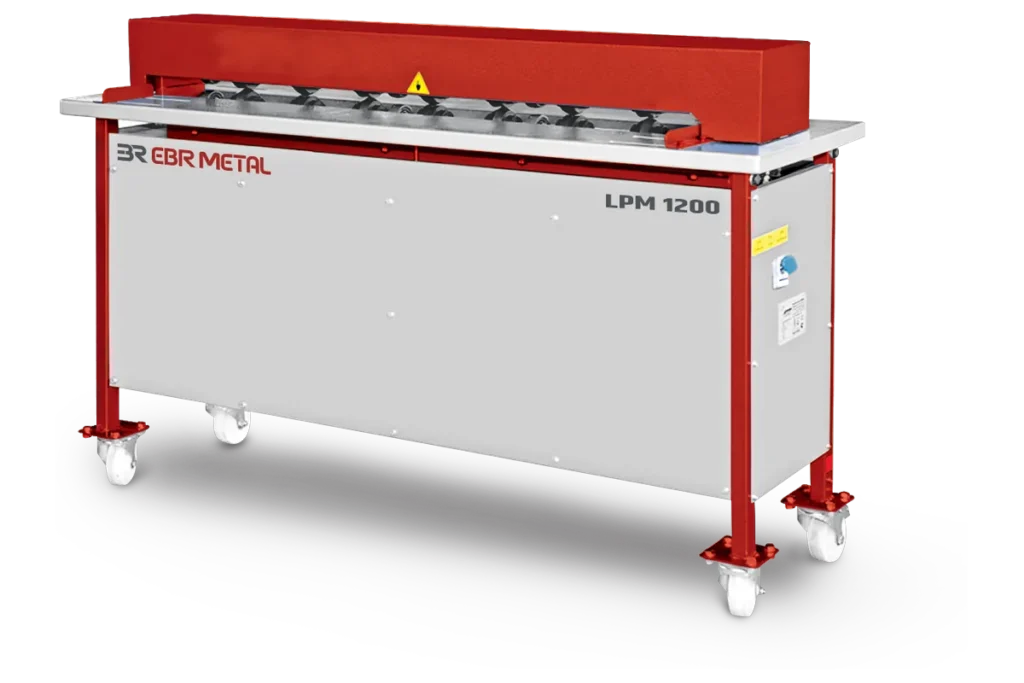 LPM 1200 trace pressing machine on wheels.