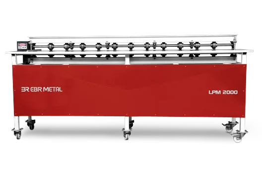 LPM 2000 duct beading machine for duct panels.