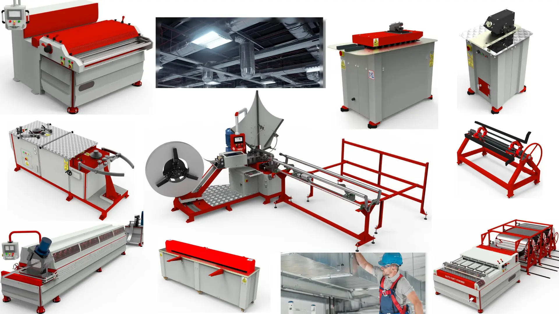 EBR METAL ventilation duct machines
